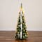5ft. Pre-Lit Pop-Up Green Artificial Christmas Tree, Warm White LED Lights